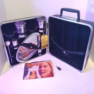 VINTAGE WEAR EVER TRAVEL BAR WITH BOOK ACCESSORIES & KEY